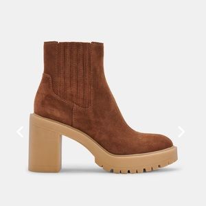 Dolce Vita caster suede booties
